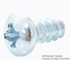 N8 0.375 PRST60 Z100 Pan Head Pozidriv Screw, Steel, N8-16 Tr Fastenings