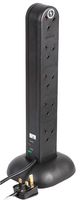 2710SURGEBLK Extension Tower 10g Black Pro Elec