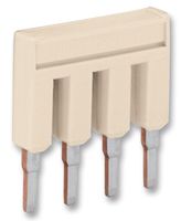 2004-404 Jumper Bar, 4WAY, Light Grey Wago