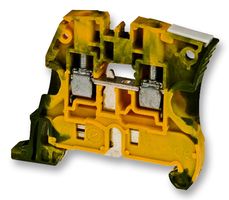 1SNK506150R0000 Terminal Block, DIN Rail, 2Pos, 12AWG Entrelec - Te Connectivity