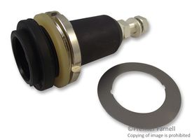 14.0048C3-28 RECEPTACLE, 10BV,  PANEL MOUNT, GREY STAUBLI