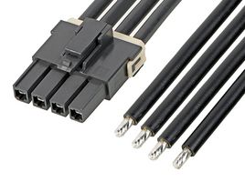 216401-1041 WTB Cord, Mega-Fit Rcpt/Free End, 150mm Molex