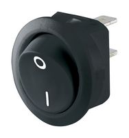 01881.1103-01 INTERRUPTEUR À BASCULE, SPST, 12A, 250VAC, NOIR MARQUARDT