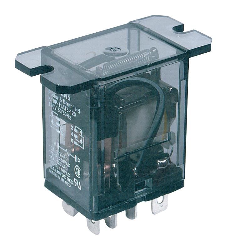 POTTER&BRUMFIELD - TE CONNECTIVITY Power - General Purpose K10P-11DT5-12 POWER RELAY, DPDT, 12VDC, 15A, PANEL POTTER&BRUMFIELD - TE CONNECTIVITY 3397619 K10P-11DT5-12