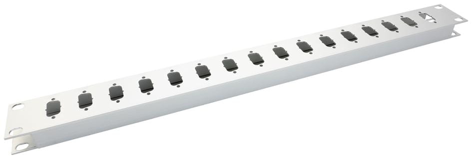 OSSI Patch Panels KK1A-16-SUB-D9 PATCH PANEL, D SUB, DE9, 16PORT, 1U OSSI 2915359 KK1A-16-SUB-D9