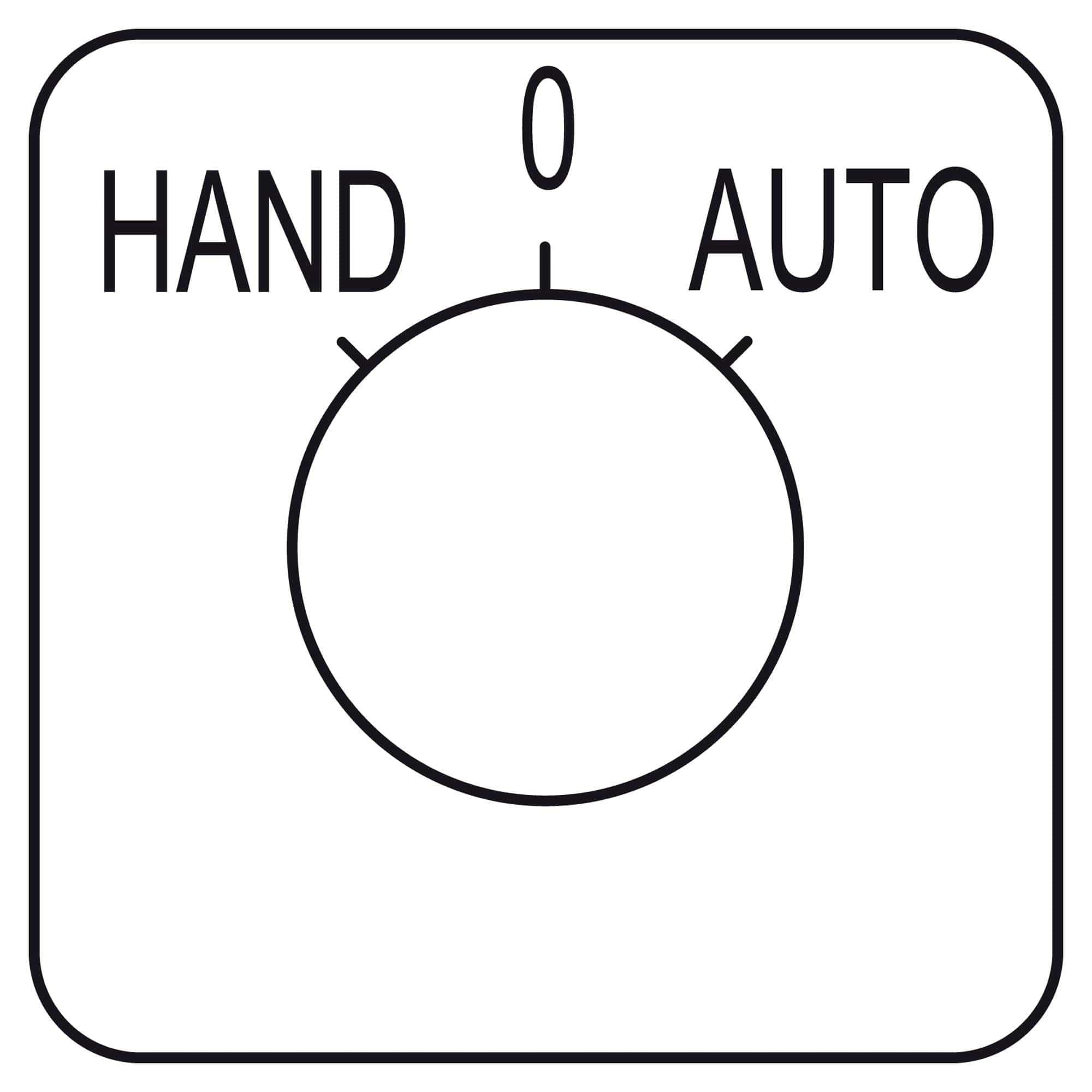 SCHNEIDER ELECTRIC Legends KZ18434 LEGEND PLATE, CAM SWITCH, 45MM X 45MM SCHNEIDER ELECTRIC 3115107 KZ18434