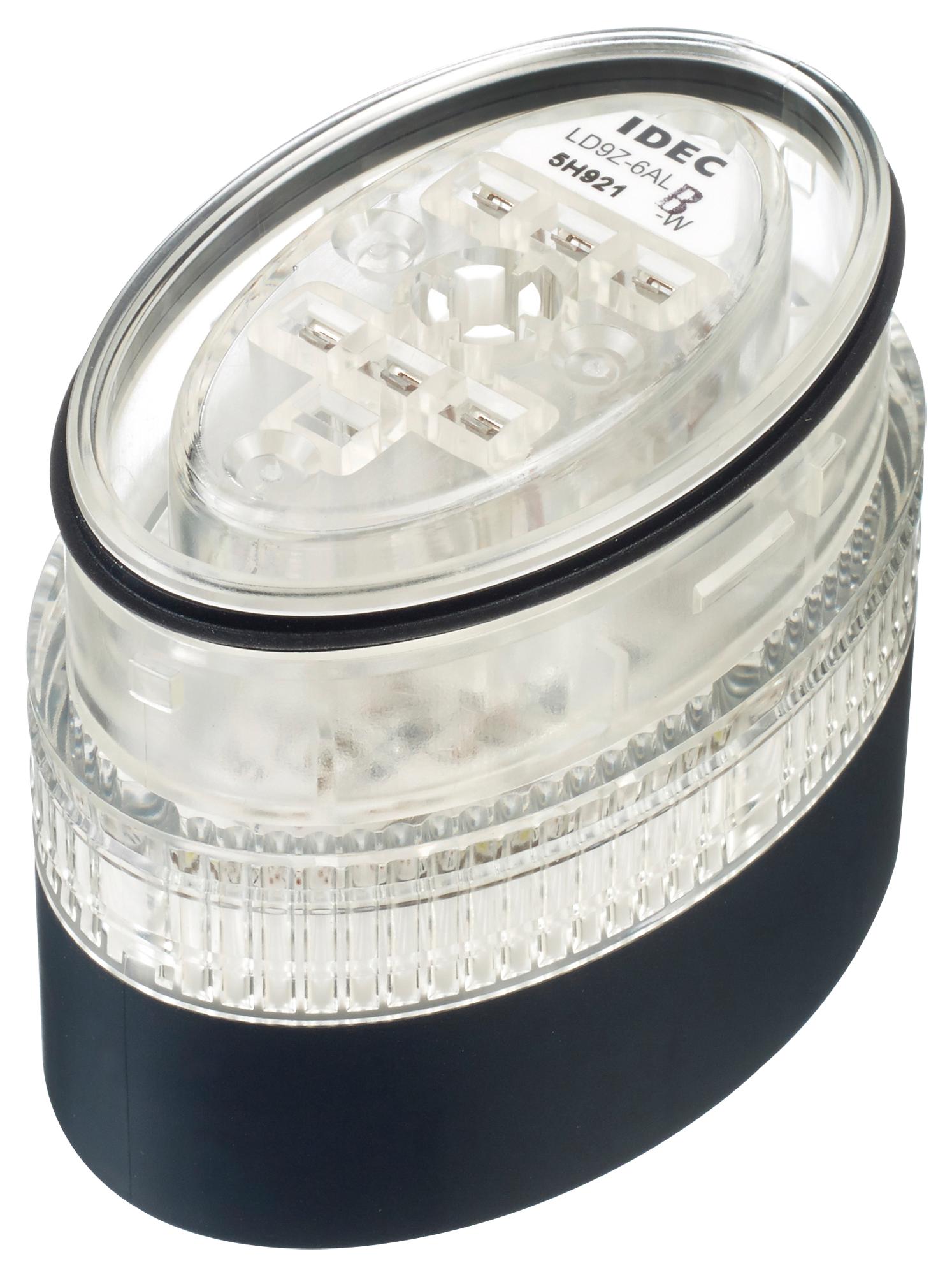 IDEC Visual Signal Indicator Units LD9Z-6ALB-W LED INDICATOR, WHITE, 24 VDC/VAC IDEC 2832998 LD9Z-6ALB-W