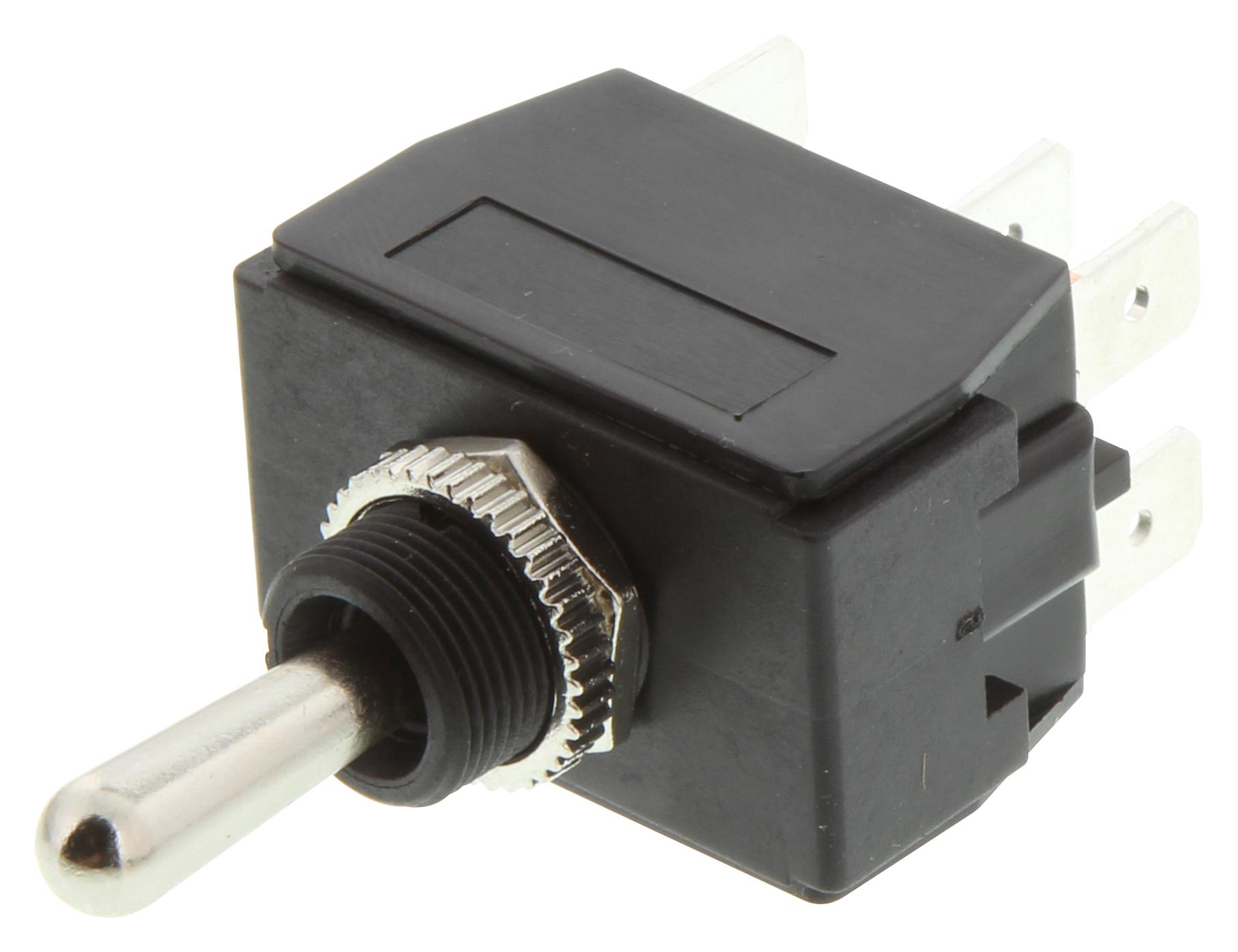 MULTICOMP Toggle MCR13-448K-1-01 SWITCH, DPDT (ON)-OFF-(ON), SQ, METAL MULTICOMP 2128086 MCR13-448K-1-01