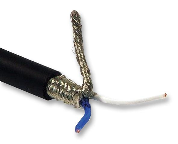 MULTICOMP PRO Multipaired PP000712 CABLE, SHIELDED, 1PAIR, 100M, BLACK MULTICOMP PRO 2313129 PP000712