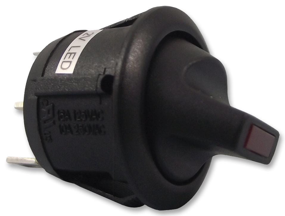 ARCOLECTRIC (BULGIN LIMITED) Rocker R13112LPLA SWITCH, ROCKER, SPDT, PADDLE, RED ARCOLECTRIC (BULGIN LIMITED) 2252088 R13112LPLA