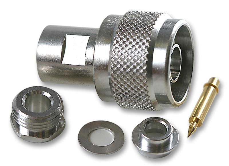 RADIALL RF/Coax Connectors R162012000 RF COAXIAL, N, STRAIGHT PLUG, 75OHM RADIALL 8591725 R162012000