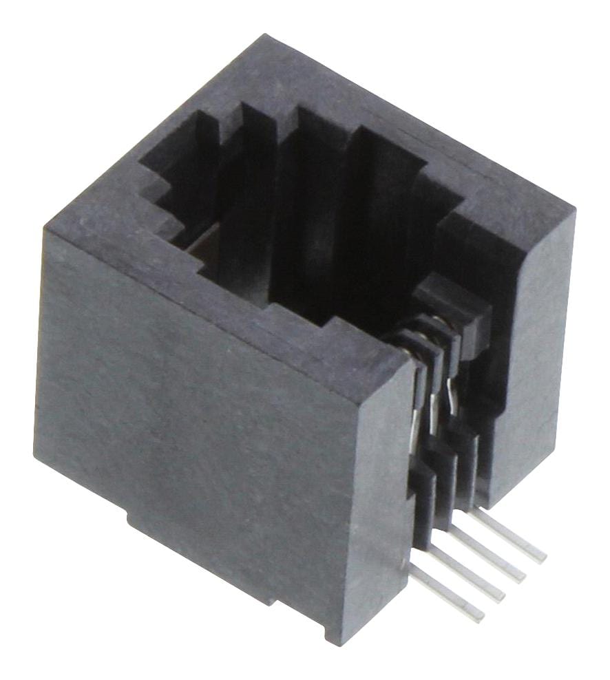 AMPHENOL ICC Plugs & Jacks RJE231440413T MODULAR CONN, JACK, 4P4C, 1PORT, SMT AMPHENOL ICC 3879300 RJE231440413T