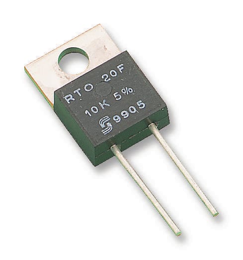 VISHAY Through Hole Resistors RTO050F3R900JTE1 RES, 3R9, 5%, 50W, TO-220, THICK FILM VISHAY 1140224 RTO050F3R900JTE1