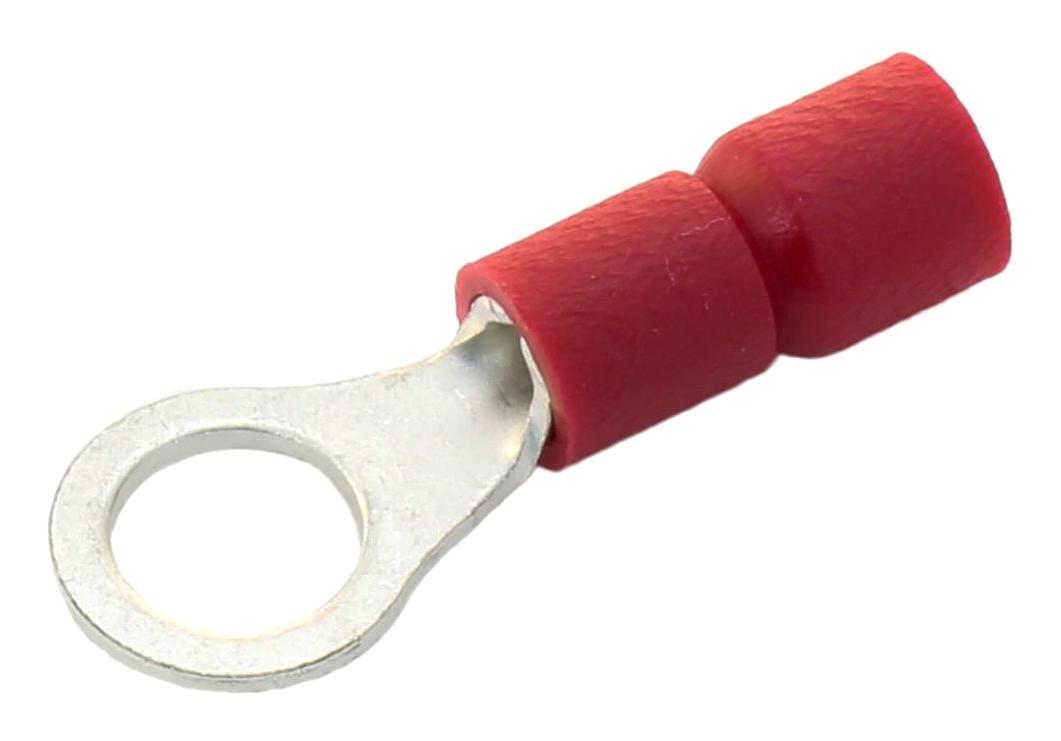 MULTICOMP PRO Crimp Terminals - Ring Tongue RVE1-3.2 CRIMP TERMINAL, RING, 3.2MM, RED, PK100 MULTICOMP PRO 9971548 RVE1-3.2