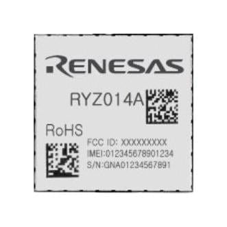 RENESAS GSM - GPRS - CDMA - HSPA RYZ014A000FZ00#HD0 LTE CATEGORY M1 MODULE, 1CH, 5.5V RENESAS 3879316 RYZ014A000FZ00#HD0