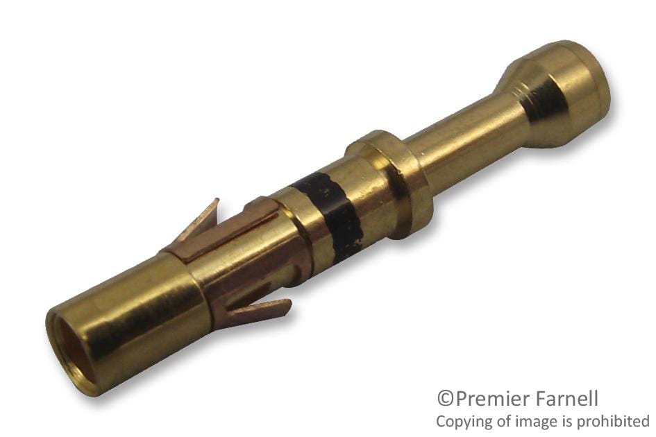 ITT CANNON Pin & Socket Contacts T3P24FC1LX CRIMP SOCKET, GOLD, 24AWG ITT CANNON 1186775 T3P24FC1LX