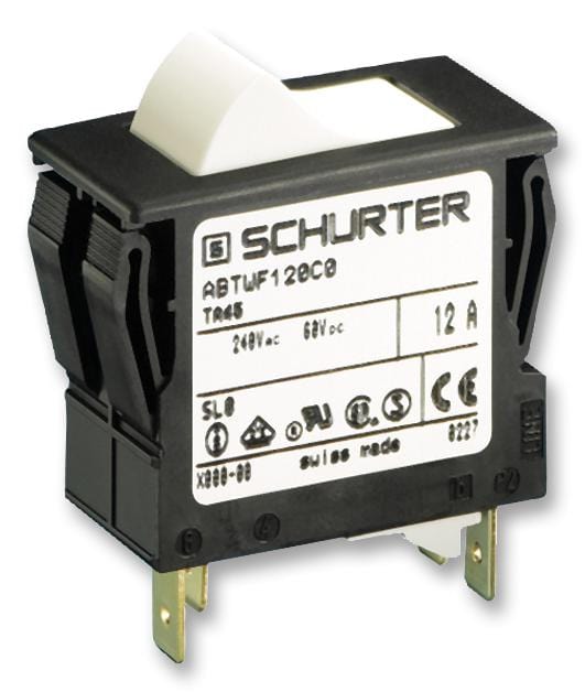 SCHURTER Thermal TA45-ABTWF160C0 CIRCUIT BREAKER, 16A, TA45 SCHURTER 1214776 TA45-ABTWF160C0