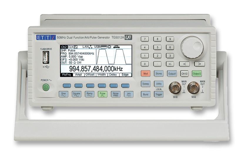 AIM-TTI INSTRUMENTS Signaal Generatoren TG5012A SIGNAL GENERATOR, ARB/PULSE, 50MHZ, 2CH AIM-TTI INSTRUMENTS 2400216 TG5012A