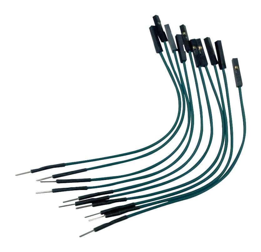 TWIN INDUSTRIES Jumper Wire Assortments TW-MFP-10 JUMPER WIRE, 24AWG, 10CM, PK10 TWIN INDUSTRIES 2850721 TW-MFP-10