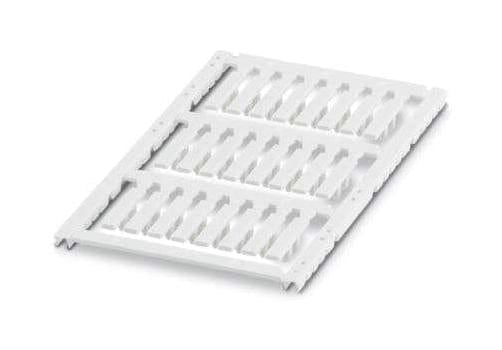 PHOENIX CONTACT Wire Markers - Clip Style UCT-WMCO 2,9 (23X4) CABLE MARKER, 2MM-2.9MM, PC, WHITE PHOENIX CONTACT 3268207 UCT-WMCO 2,9 (23X4)