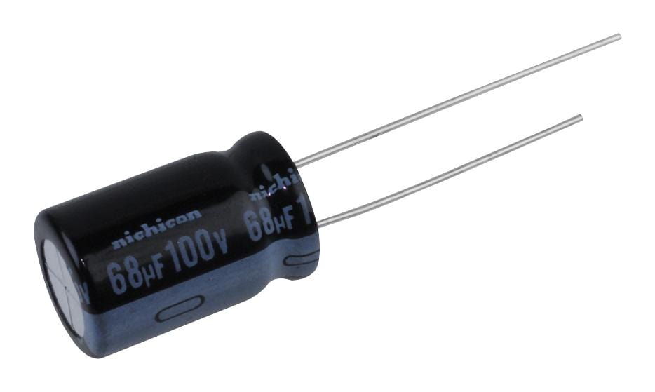 NICHICON Aluminium Electrolytic Capacitors - Leaded UHE2A680MPD1TD CAP, 68µF, 100V, 20% NICHICON 2841897 UHE2A680MPD1TD