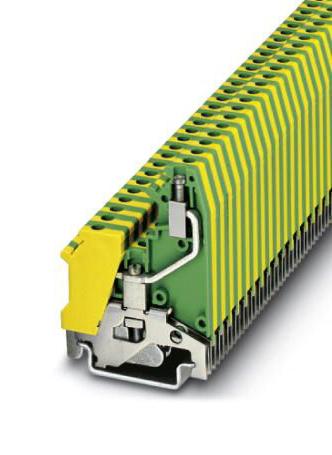 PHOENIX CONTACT DIN Rail Mount UK  5-RETURN-PE DINRAIL TERMINAL BLOCK, 2WAY, 10AWG PHOENIX CONTACT 3241159 UK  5-RETURN-PE