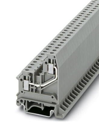 PHOENIX CONTACT DIN Rail Mount UK  5-RETURN DINRAIL TERMINAL BLOCK, 2WAY, 10AWG, GRY PHOENIX CONTACT 3241158 UK  5-RETURN