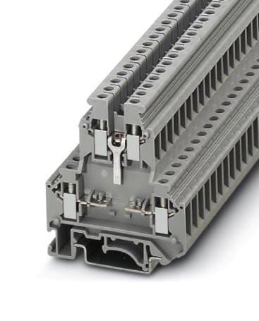 PHOENIX CONTACT DIN Rail Mount UKK 5-2 BE DIN RAIL TB, COMPONENT, 4WAY, 12AWG PHOENIX CONTACT 3241207 UKK 5-2 BE