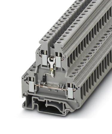 PHOENIX CONTACT DIN Rail Mount UKK 5-DIO/U-O DIN RAIL TB, DIODE, 4WAY, 12AWG PHOENIX CONTACT 3240766 UKK 5-DIO/U-O