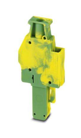 PHOENIX CONTACT Pluggable UPBV 4/ 1-L GNYE TERMINAL BLOCK, PLUGGABLE, 1WAY, GRN/YEL PHOENIX CONTACT 3239431 UPBV 4/ 1-L GNYE