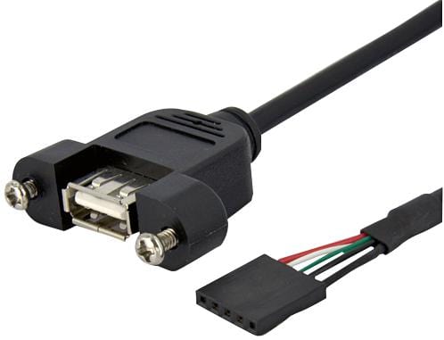 STARTECH Computer Cables USBPNLAFHD3 LEAD, PANEL MOUNT USB A-USB HEADER F-F STARTECH 3402833 USBPNLAFHD3