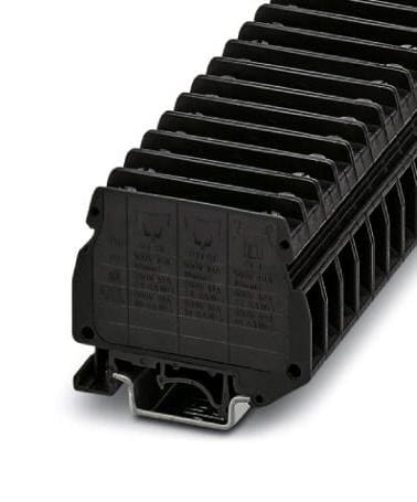 PHOENIX CONTACT Fused USIG FUSE MODULAR TB, 2WAY, 6AWG, BLACK PHOENIX CONTACT 3260394 USIG