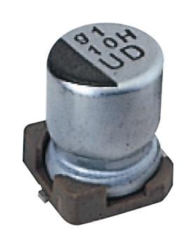 NICHICON Aluminium Electrolytic Capacitors - SMD UUD1V680MCL1GS CAP, 68µF, 35V, SMD NICHICON 2841940 UUD1V680MCL1GS
