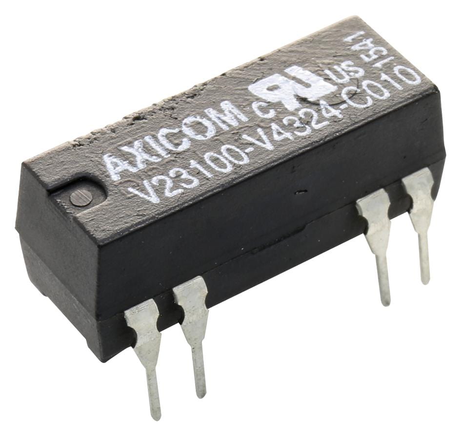 AXICOM - TE CONNECTIVITY Reed V23100V4012A REED RELAY, SPST-NO, 1A, 200V, TH AXICOM - TE CONNECTIVITY 2747997 V23100V4012A