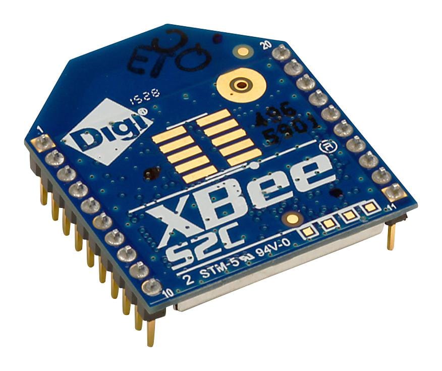 DIGI INTERNATIONAL RF Transceivers - 2.4GHz & Above XB24CZ7PIT-004 RF TRANSCEIVER MODULE, 2.4GHZ, -102DBM DIGI INTERNATIONAL 2766675 XB24CZ7PIT-004