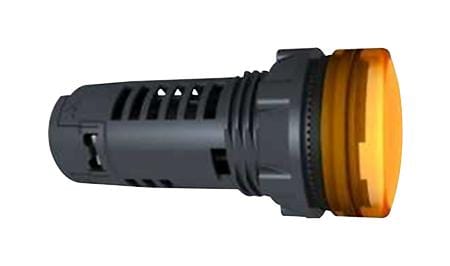 SCHNEIDER ELECTRIC Panel Indicators XB5EVM8 PILOT LIGHT, 22MM, YELLOW, 240VAC SCHNEIDER ELECTRIC 2780430 XB5EVM8