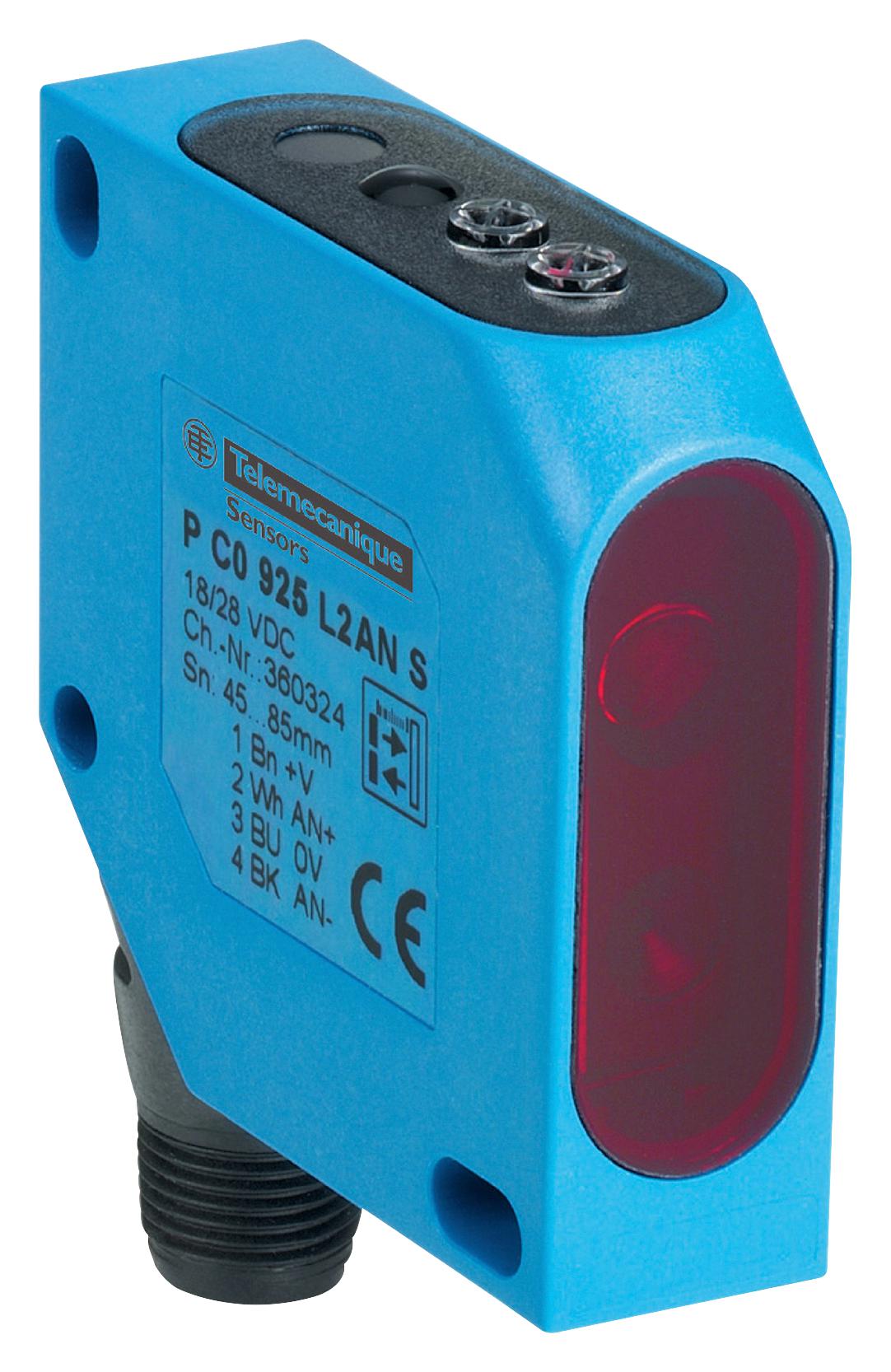 SCHNEIDER ELECTRIC Laser XUYPCO925L2ANSP LASER PHOTO-ELECTRIC SENSOR, 85MM, 24VDC SCHNEIDER ELECTRIC 3129559 XUYPCO925L2ANSP