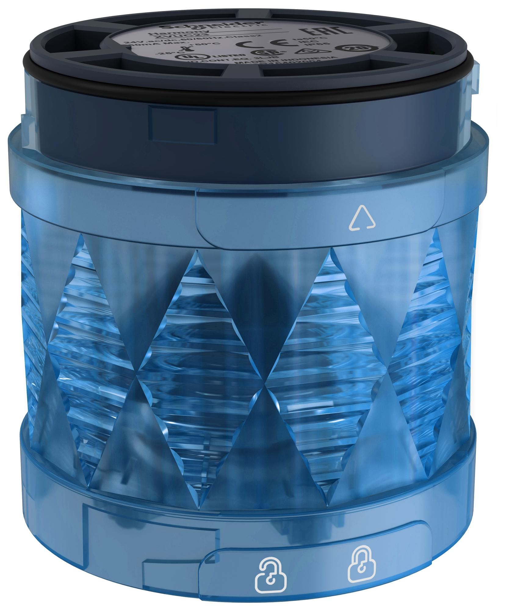 SCHNEIDER ELECTRIC Visual Signal Indicator Units XVUC26 VISUAL INDICATOR UNIT, STEADY, BLUE SCHNEIDER ELECTRIC 3116134 XVUC26