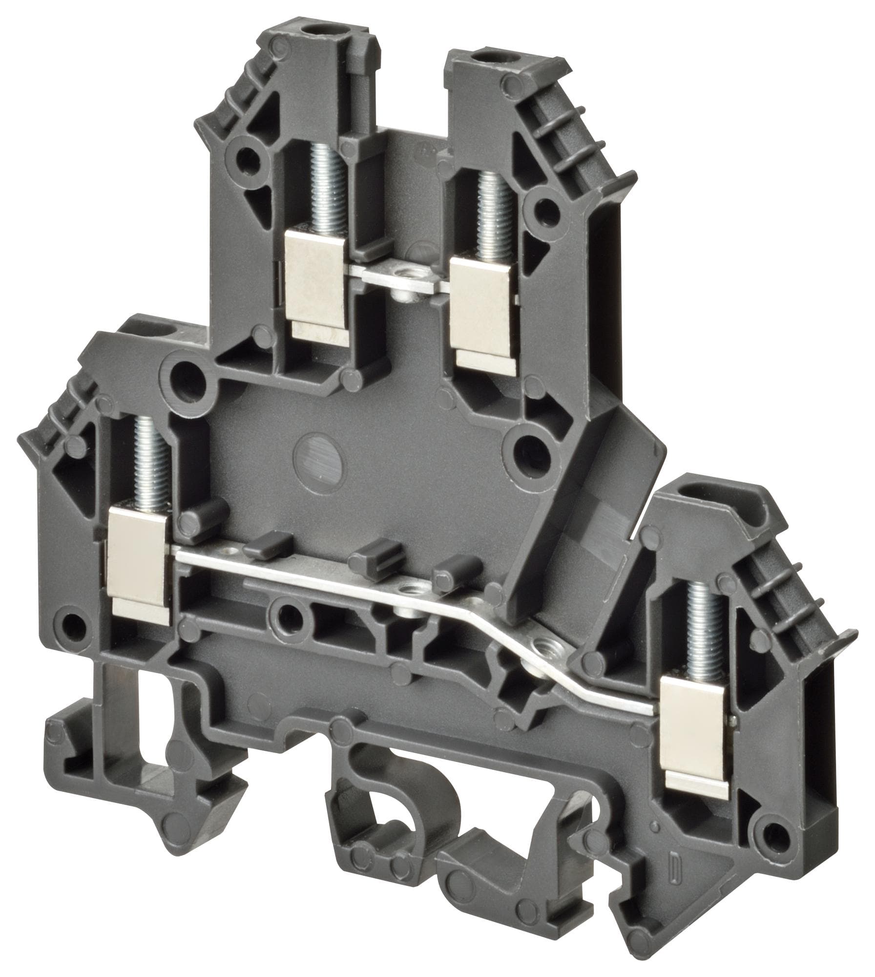 OMRON DIN Rail Mount XW5T-S4.0-1.1-2 TERMINAL BLOCK, DIN RAIL, 2POS, 10AWG OMRON 2578755 XW5T-S4.0-1.1-2