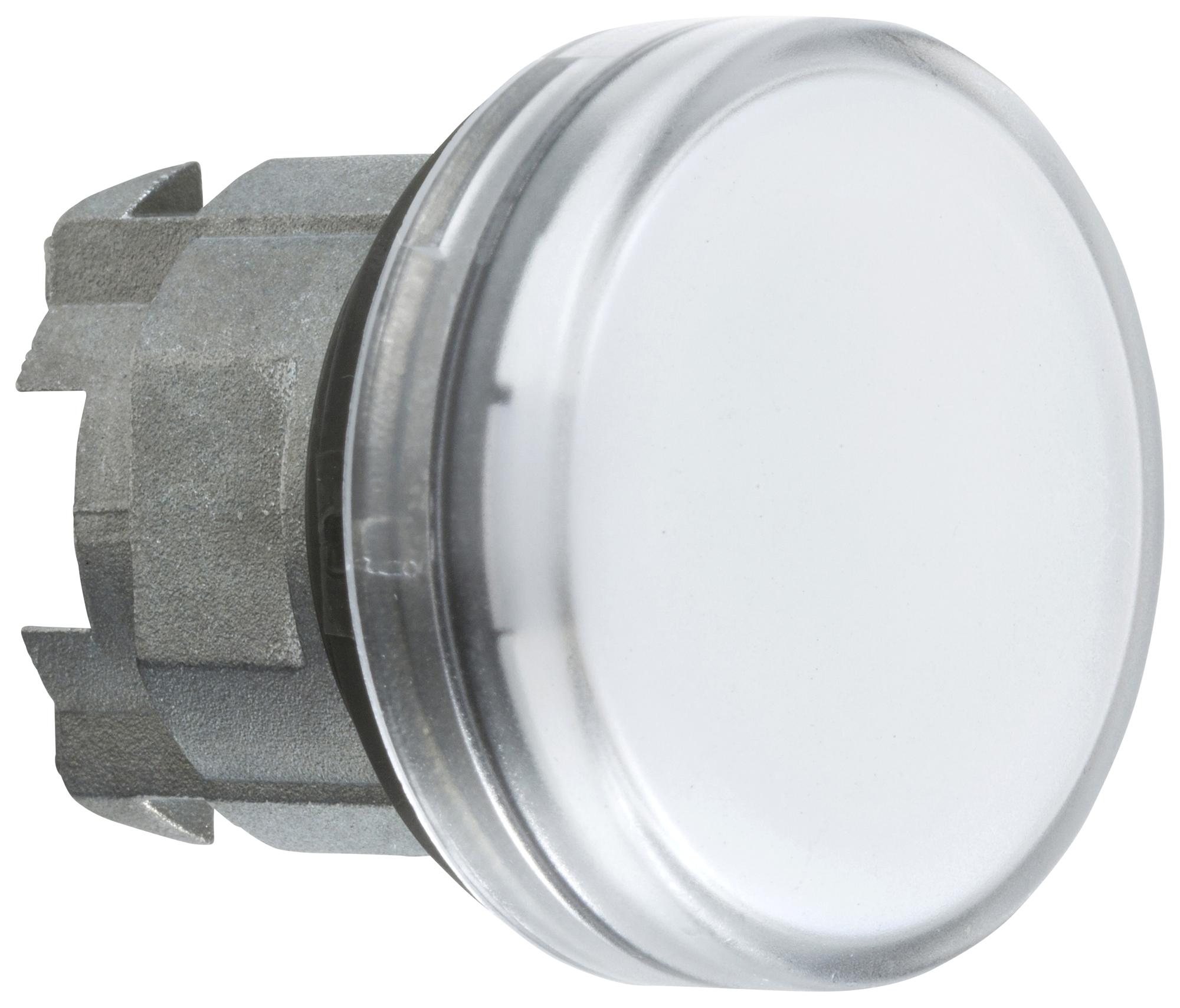 SCHNEIDER ELECTRIC Indicator Lenses ZB4BV013E PILOT LIGHT HEAD, WHITE, ROUND, 22MM SCHNEIDER ELECTRIC 3115317 ZB4BV013E