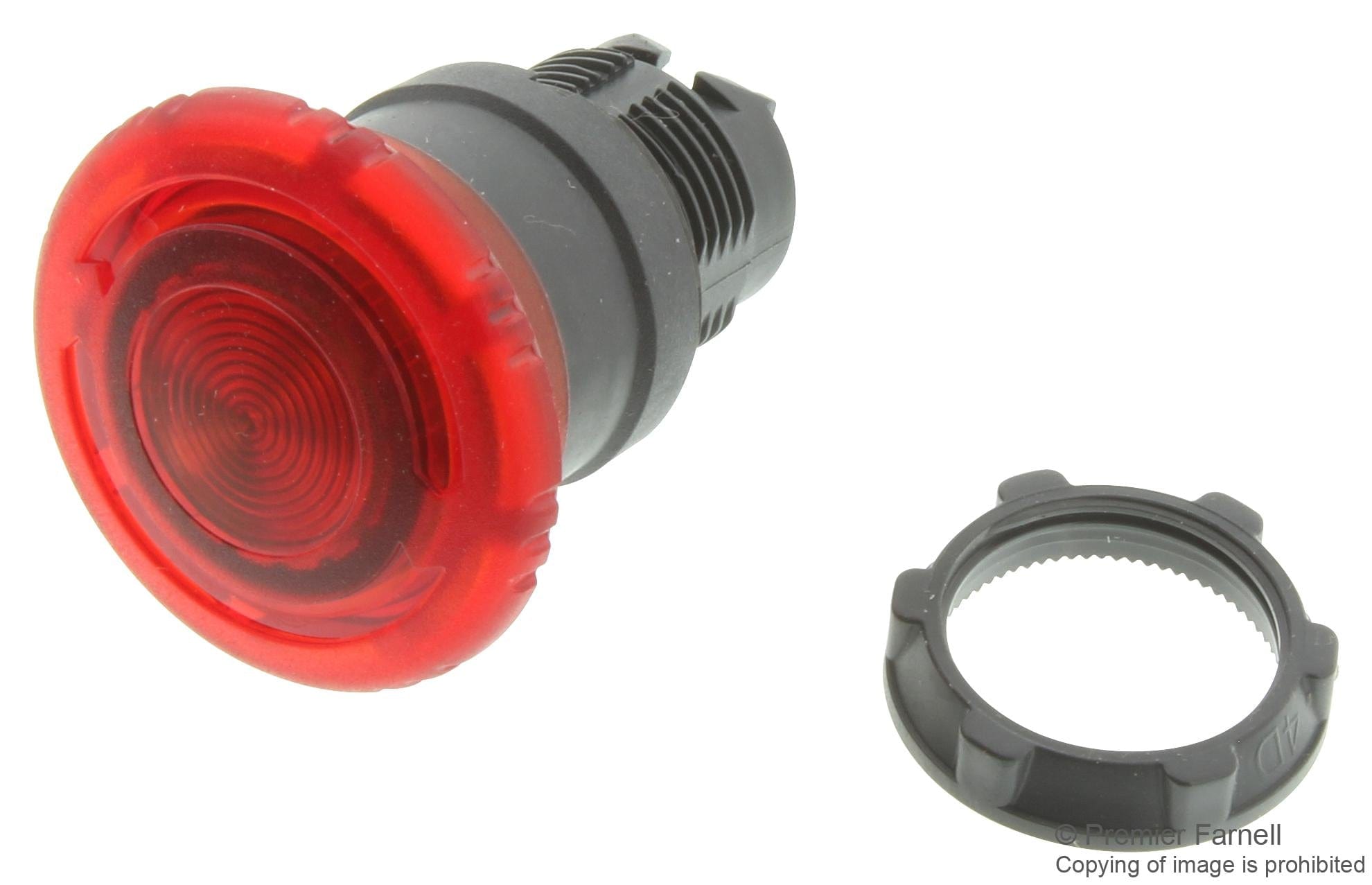 SCHNEIDER ELECTRIC Actuators ZB5AW743 PB ILLMUSHROOM 40MMTURNREL REDLED SCHNEIDER ELECTRIC 2058775 ZB5AW743